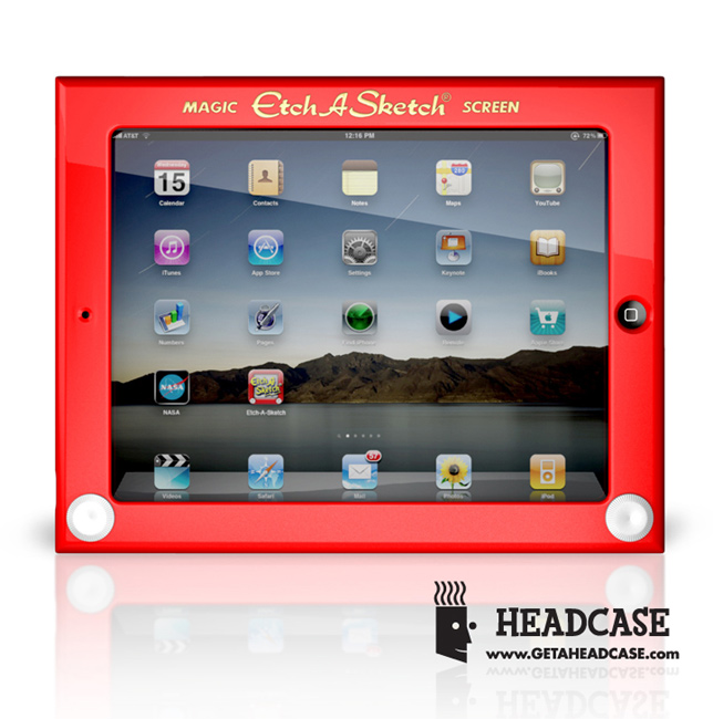 Etch A Sketch Ipad (Ver 1) Case - Click Image to Close